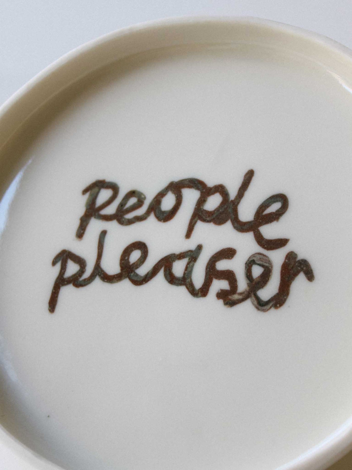 people pleaser plate