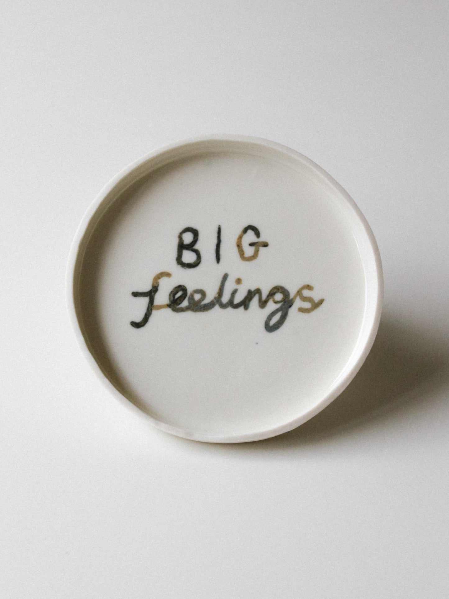 BIG feelings plate