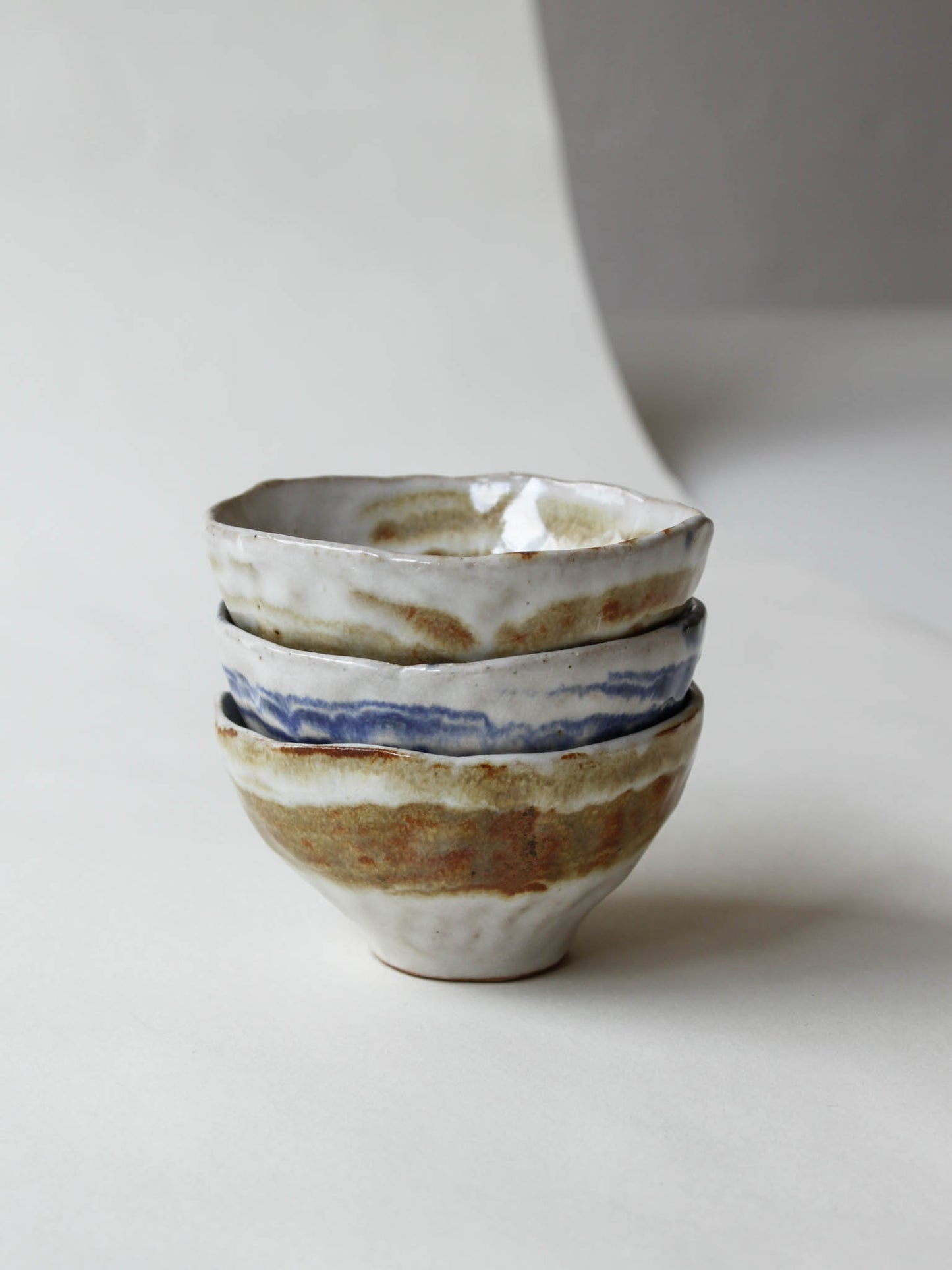 Amber Brushstroke Pinch Bowl - Small