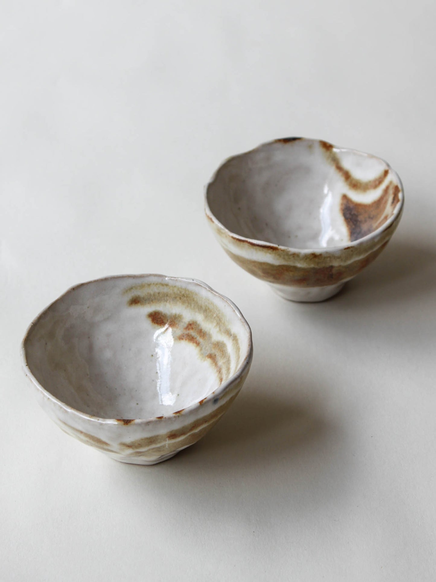 Amber Brushstroke Pinch Bowl - Small