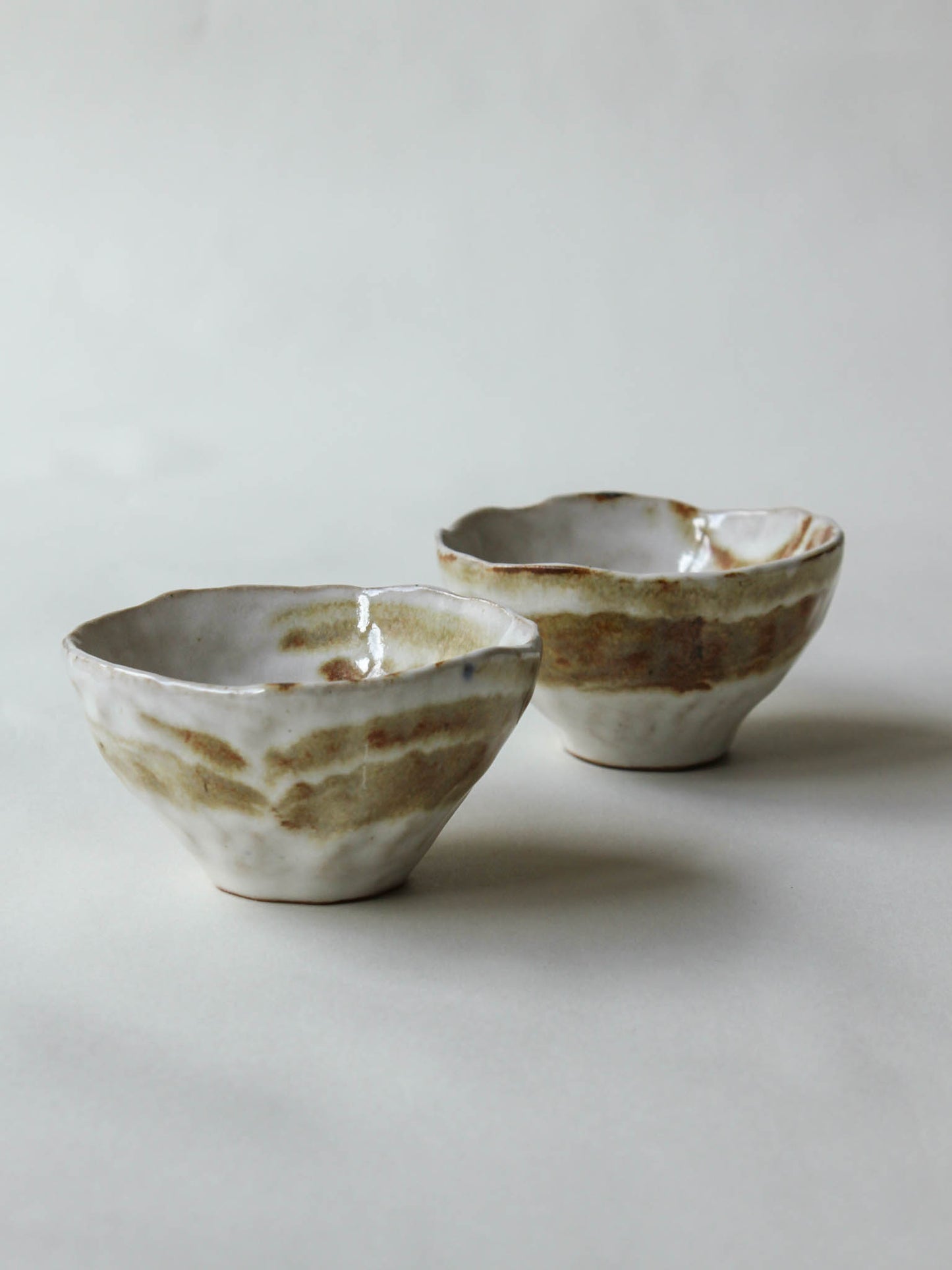 Amber Brushstroke Pinch Bowl - Small
