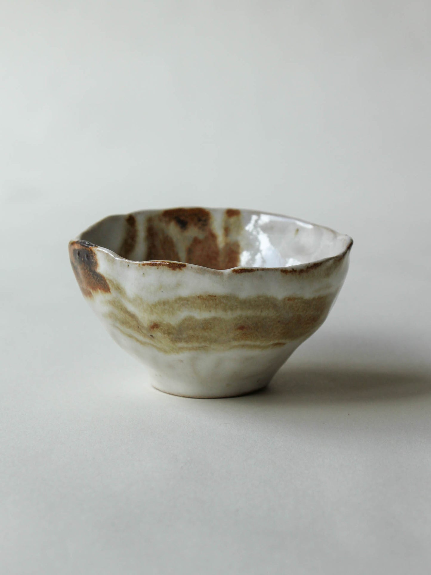 Amber Brushstroke Pinch Bowl - Small