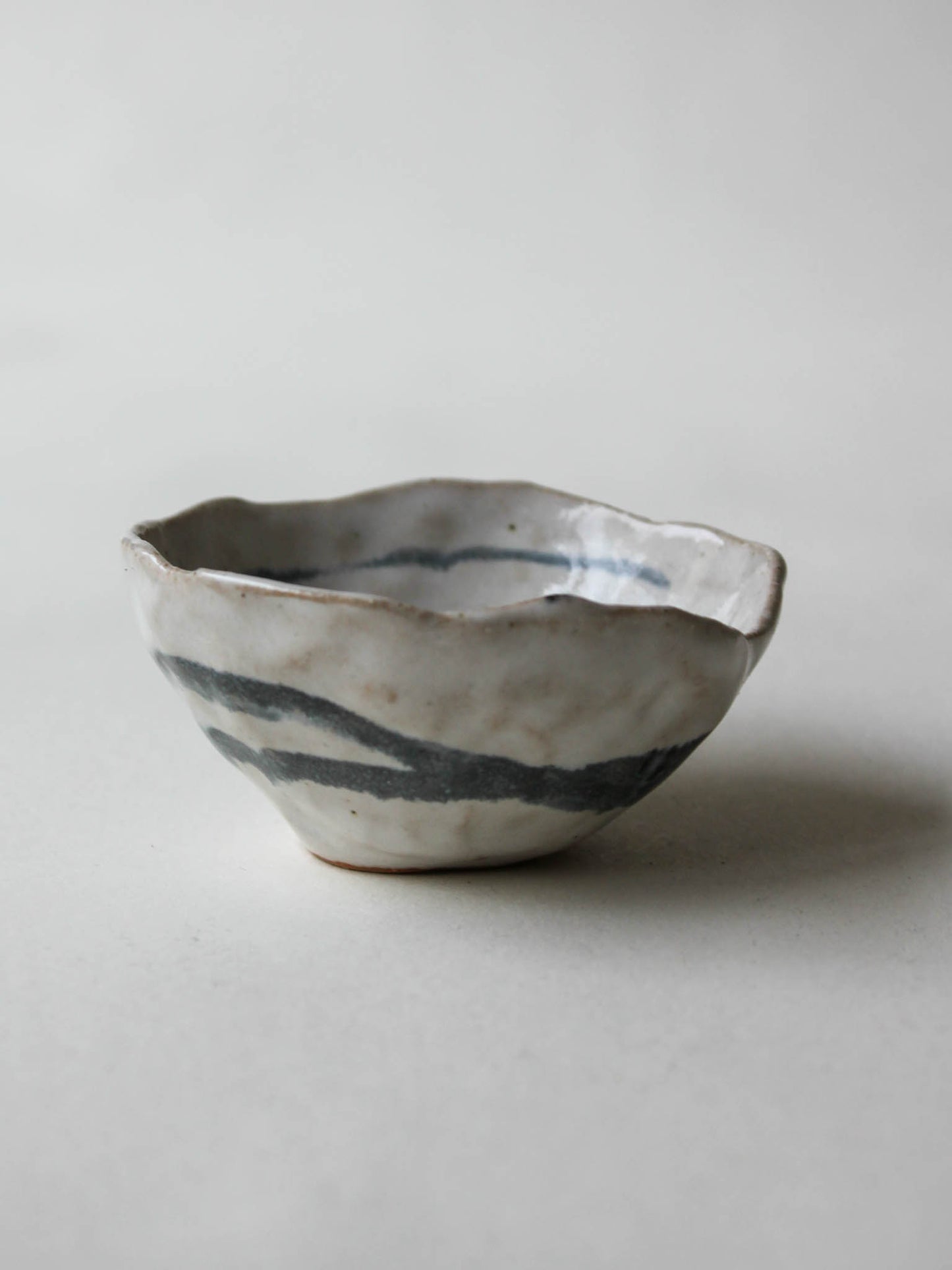 Anthracite Brushstroke Trinket Pinch Bowl - XS