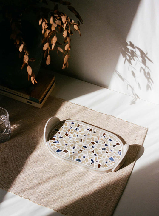 Back Story Tray - Oval / Made to Order