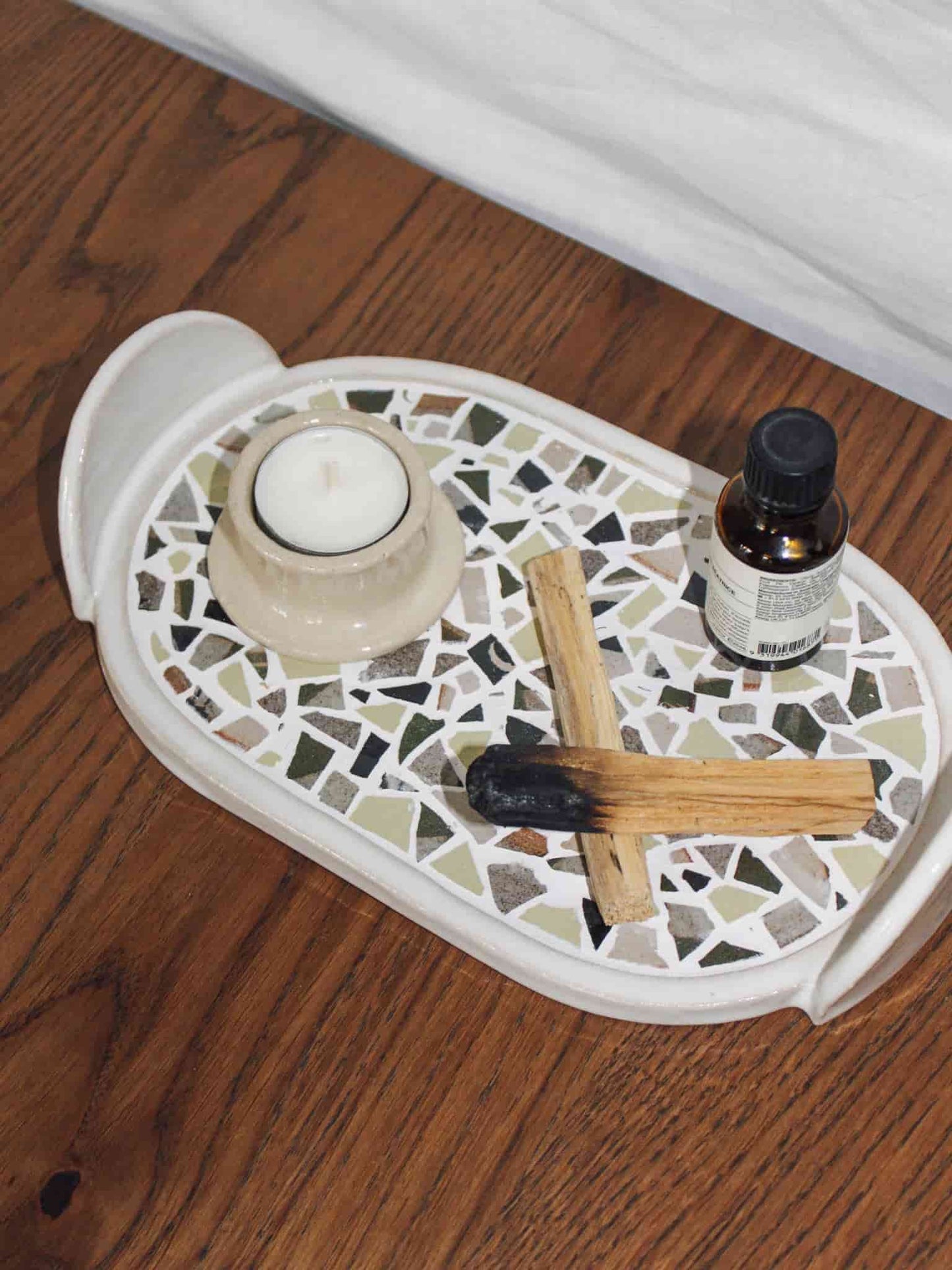 Back Story Tray - Oval / Made to Order