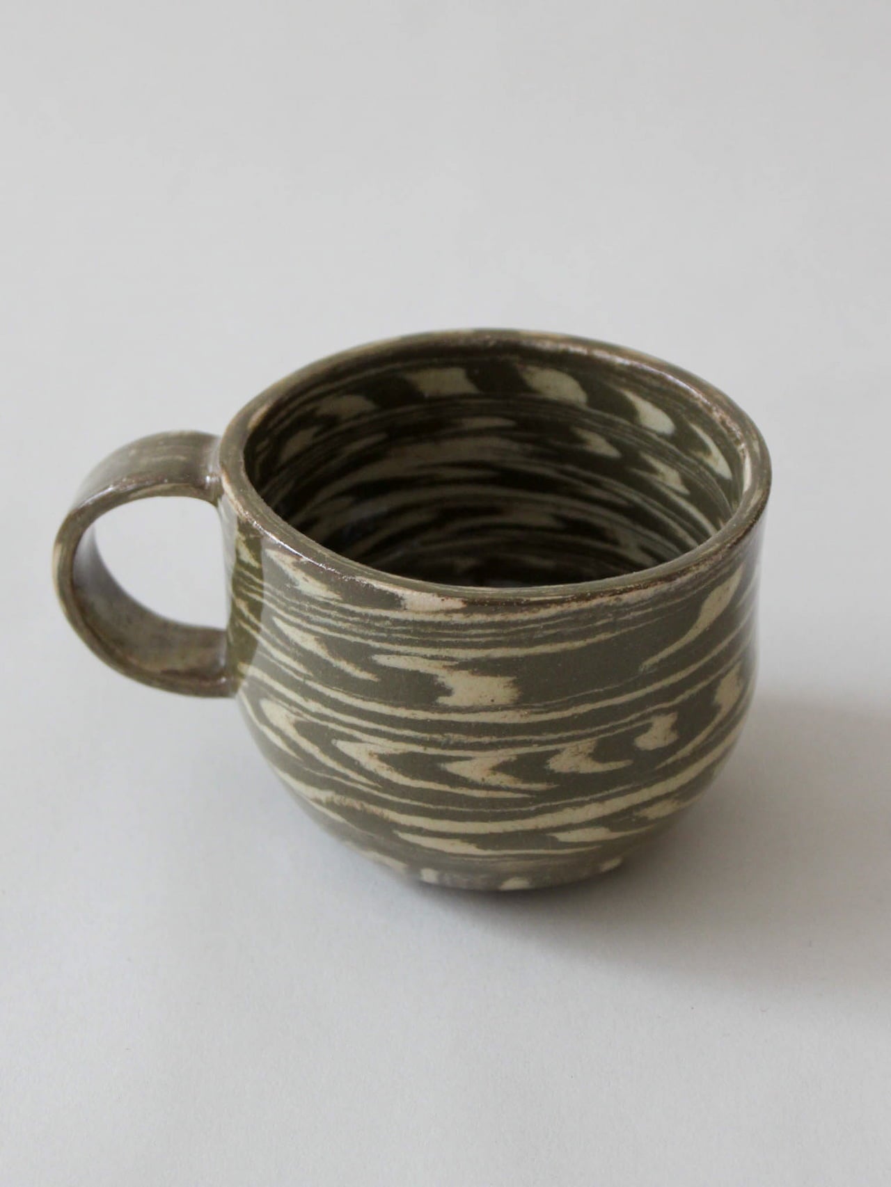 Coloured Clay Cup Study / Olive #1