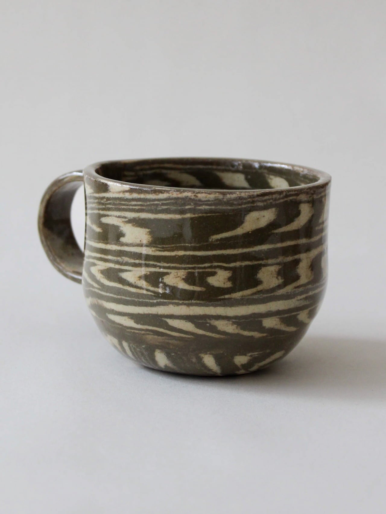 Coloured Clay Cup Study / Olive #1