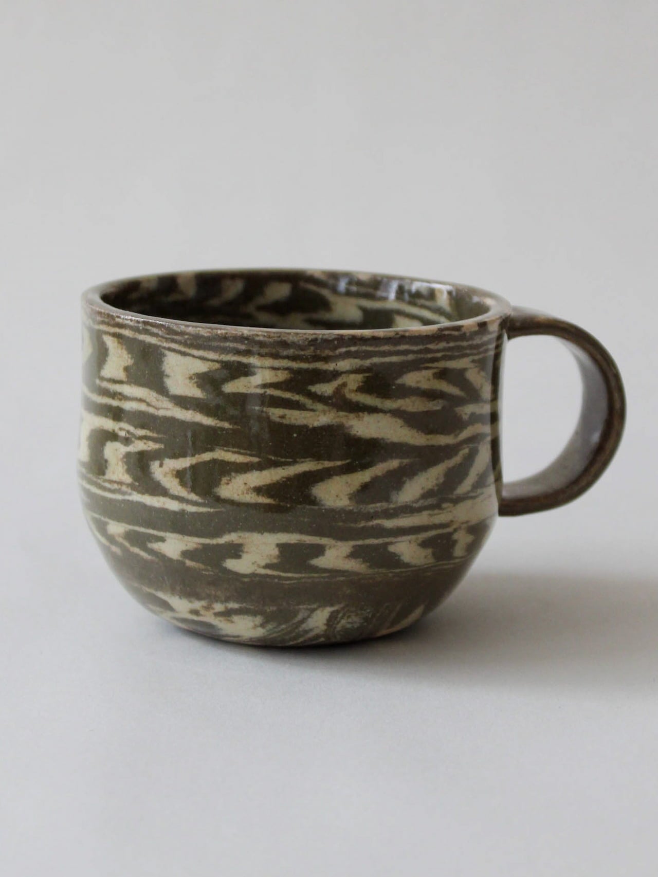 Coloured Clay Cup Study / Olive #1