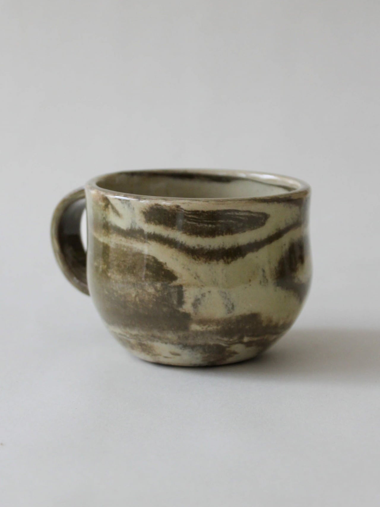Coloured Clay Cup Study / Olive #4