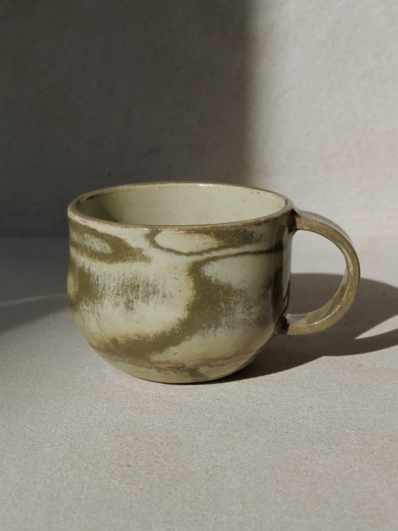 Coloured Clay Cup Study / Olive #4