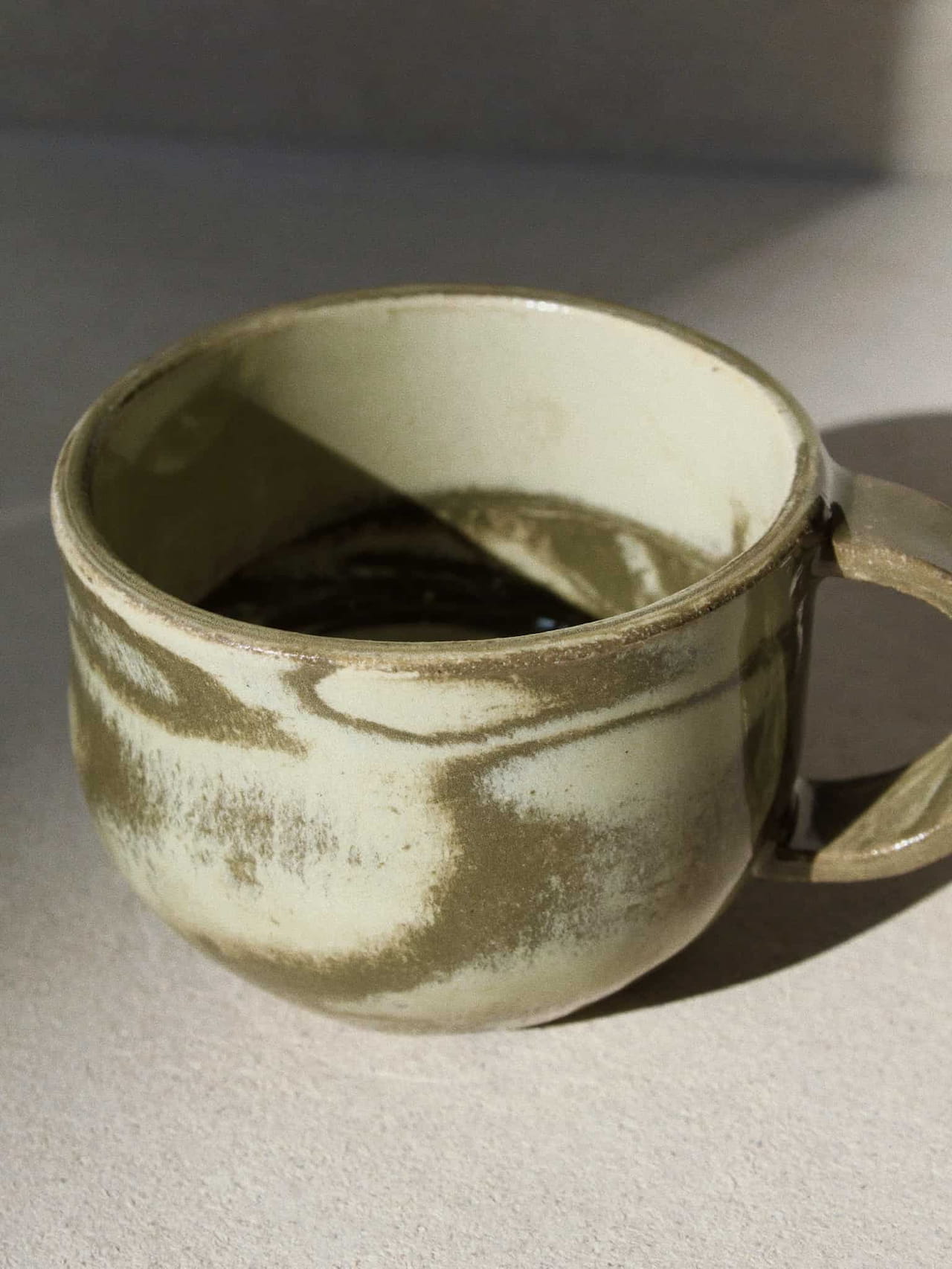 Coloured Clay Cup Study / Olive #4