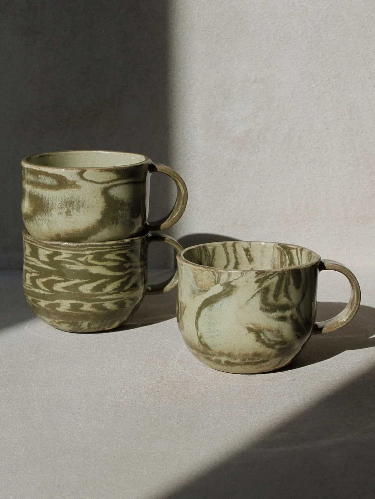 Coloured Clay Cup Study / Olive #4