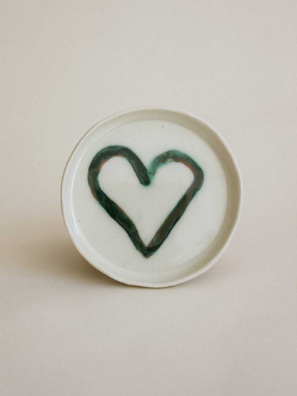 heart I small plate