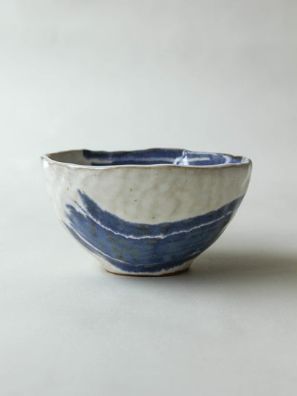 Brushstroke Blue Medium Pinch Bowl 2