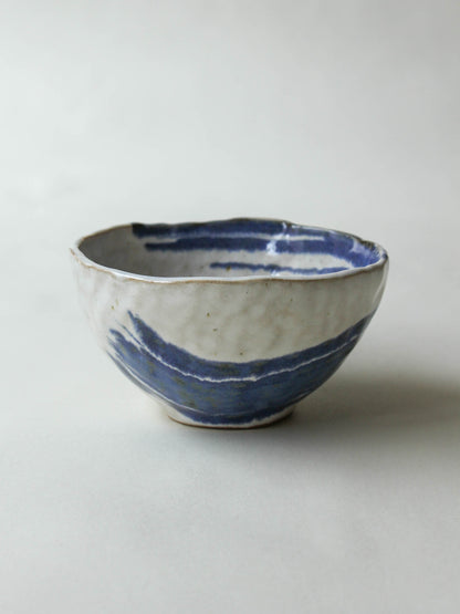 Brushstroke Blue Medium Pinch Bowl 2
