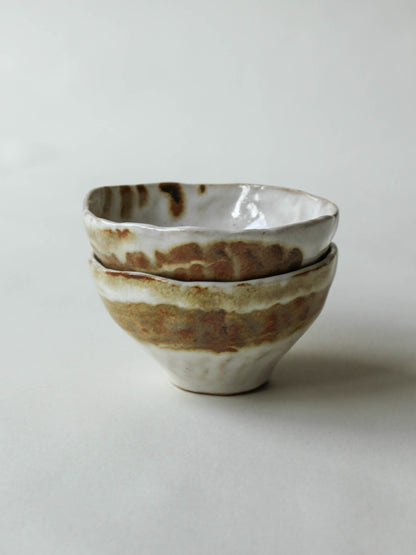 Amber Brushstroke Pinch Bowl - Small