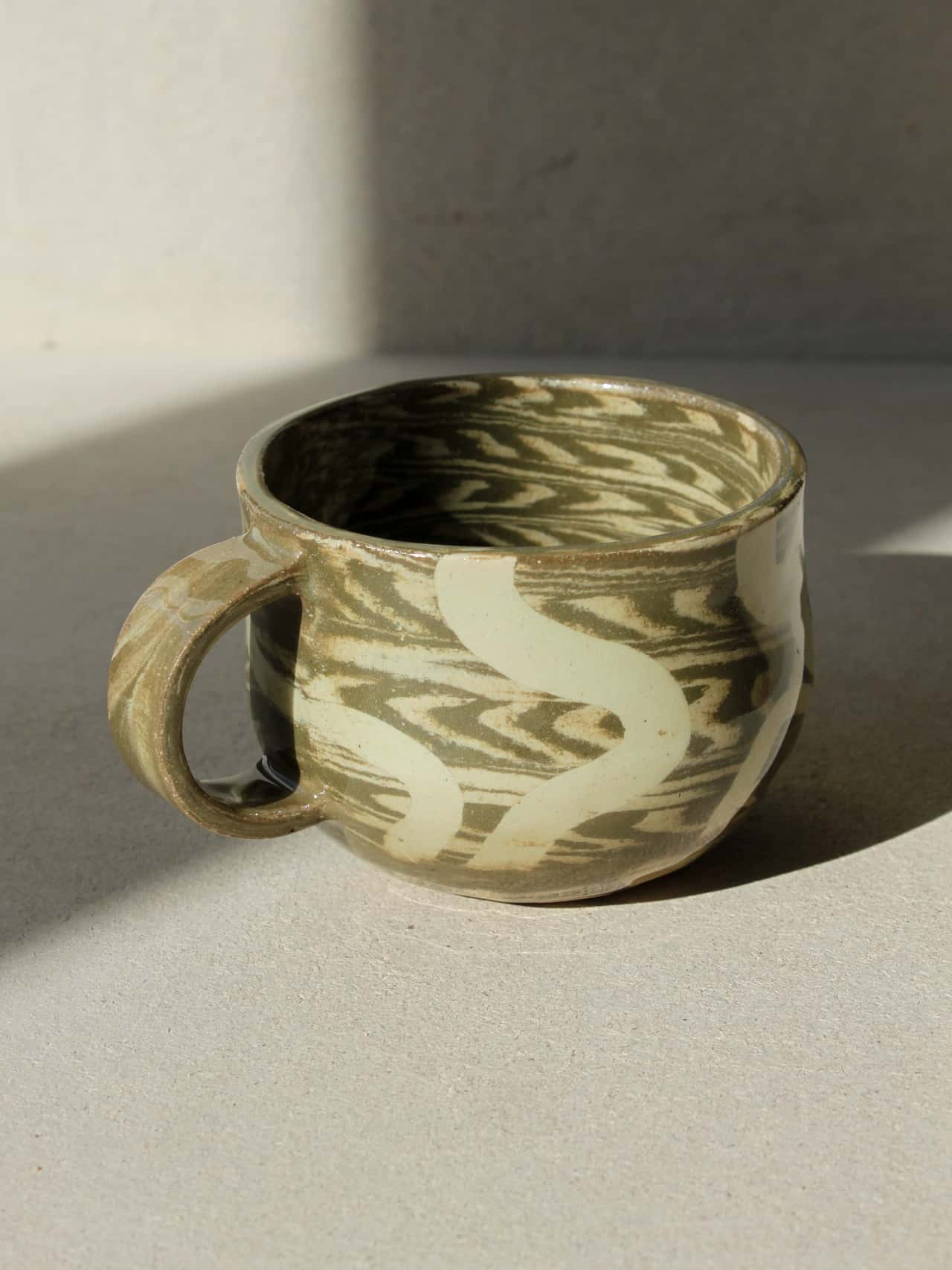 Coloured Clay Cup Study / Olive #5
