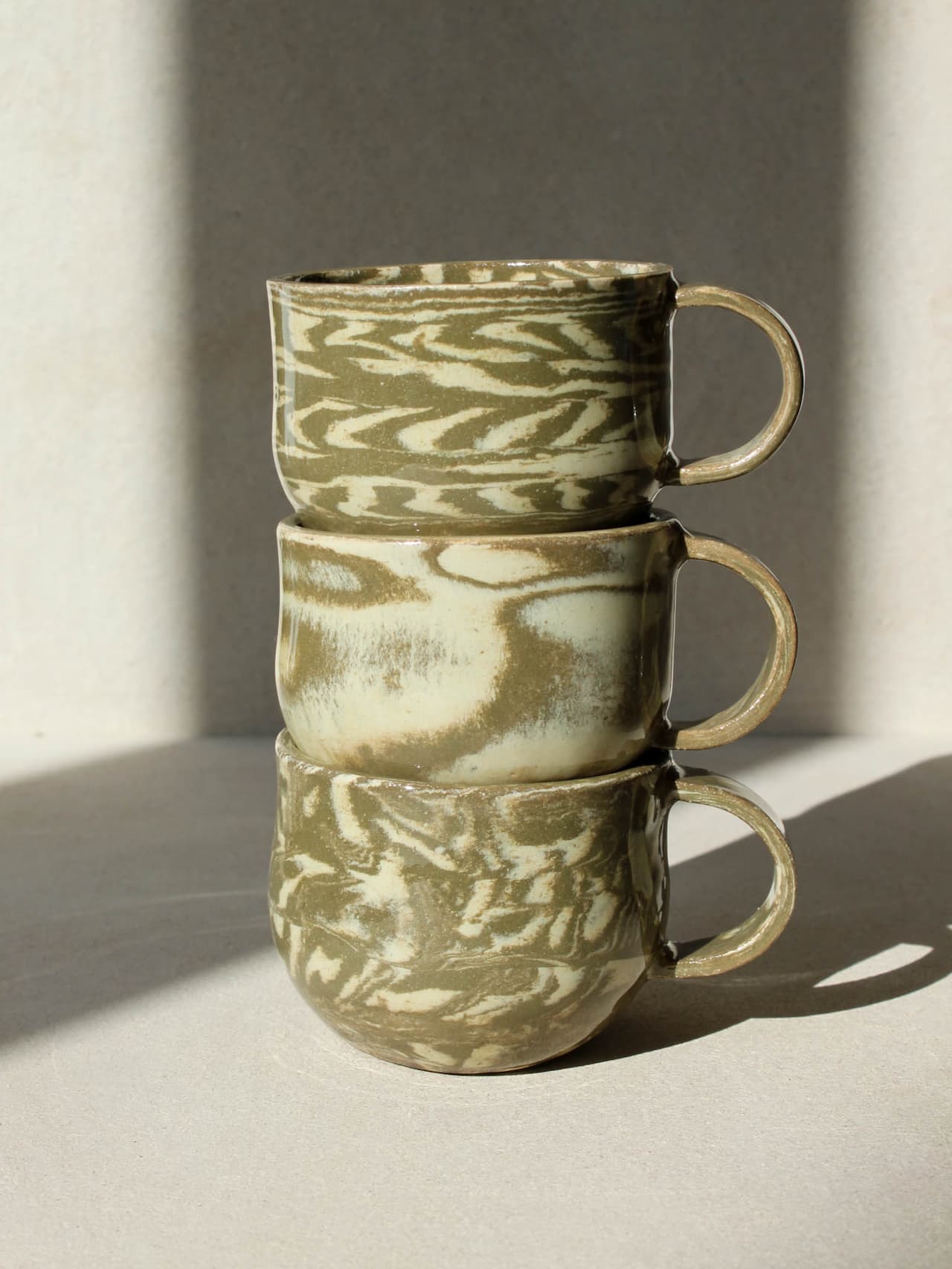 Coloured Clay Cup Study / Olive #3