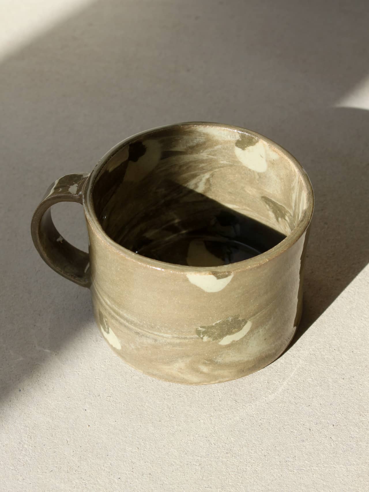 Coloured Clay Cup Study / Olive #9