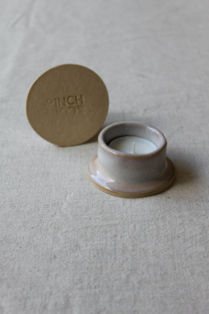 Special Edition Tealight Candle Holder in Opal-Lilac