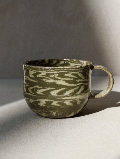 Coloured Clay Cup Study / Olive #1
