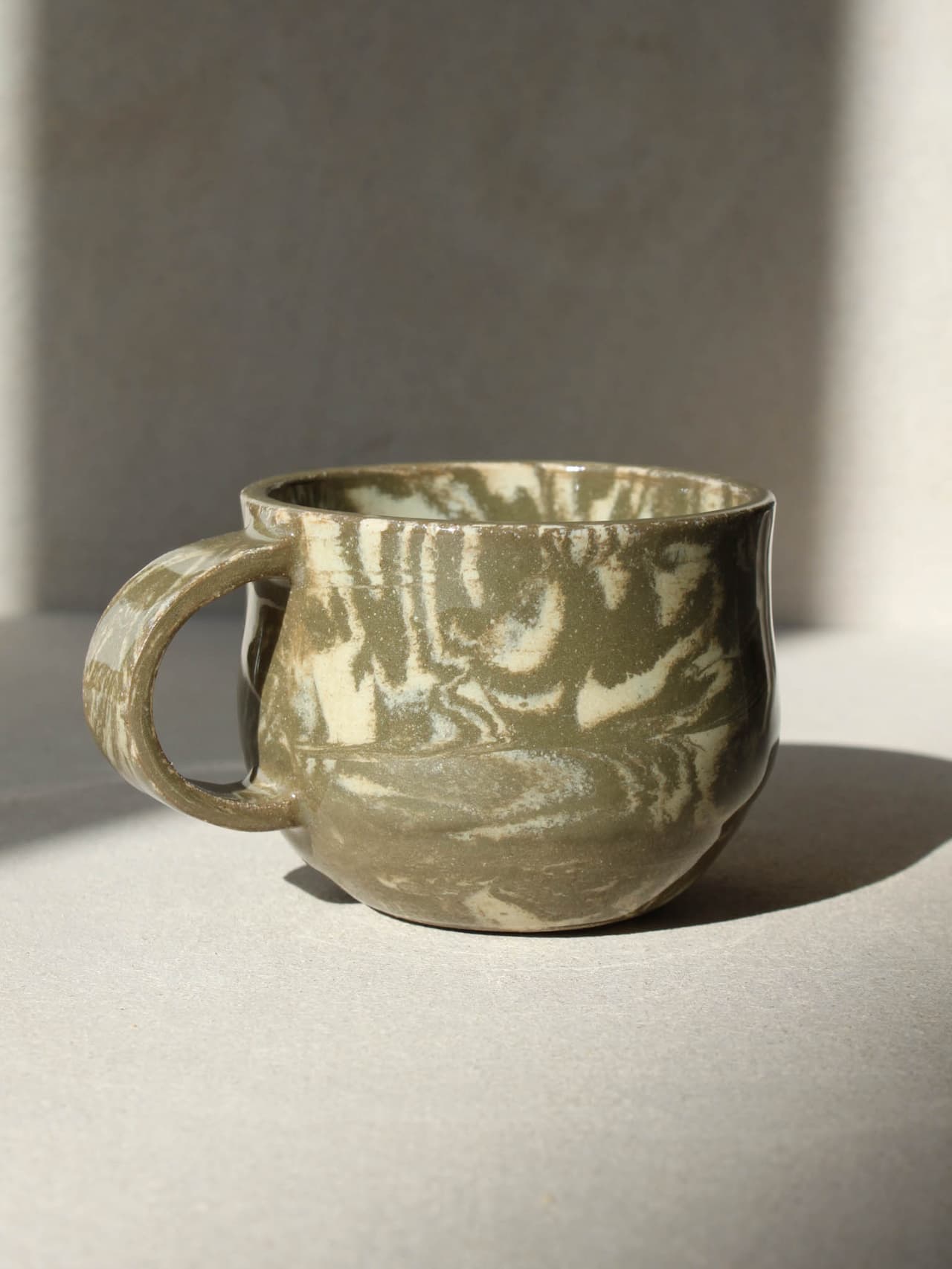 Coloured Clay Cup Study / Olive #3