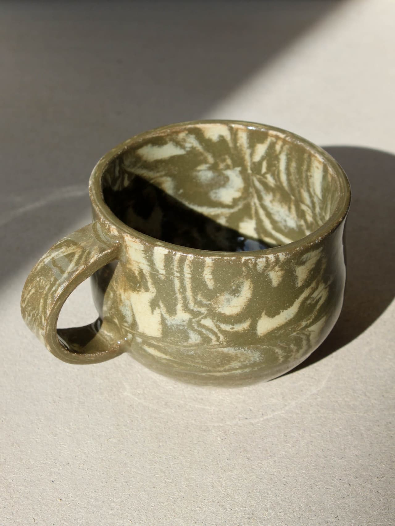 Coloured Clay Cup Study / Olive #3